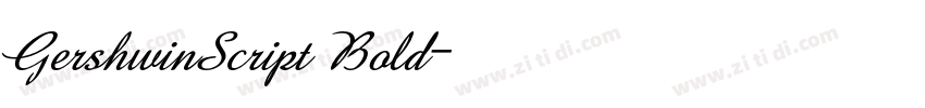 GershwinScript Bold字体转换 GershwinScript Bold字体转换